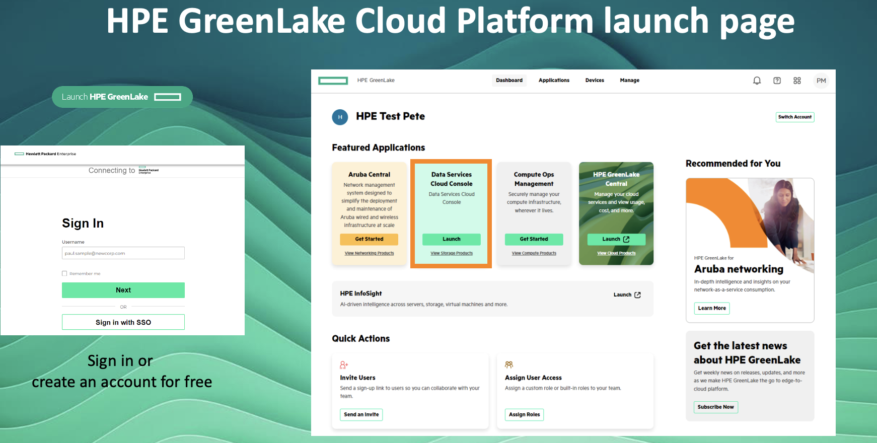 HPE GreenLake CLoud Platform